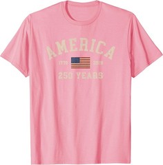 America 250 Years USA United States Flag July 4th 2026 1776 T-Shirt