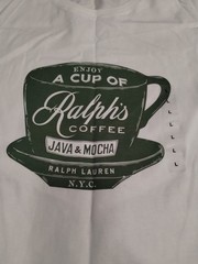 Polo Ralph Lauren Ralph’s Coffee Custom Slim Fit Short Sleeve Tee Shirt Large