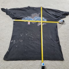 Vintage Y2K Sean John T Shirt Adult Size XL Black Paint Splatter