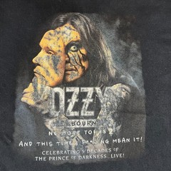 Ozzy Osbourne No More Tours 2 T Shirt 2XL 2018 Stone Sour Black Graphic Tee