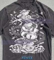 Frog Musician Toad Band Music Animal Comfort Tee