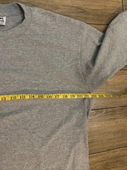 Pro Club SUPER HEAVY LONG SLEEVE T-SHIRT Gray Size L