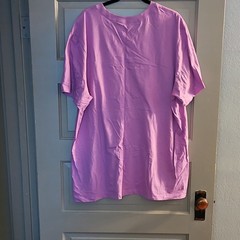 Nike The Nike Tee Air Purple Logo Crew Neck Short Sleeve Women’s T-Shirt 2XL