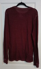 Star Wars Thin Maroon Sheer Long Sleeve Shirt Size Men’s Medium