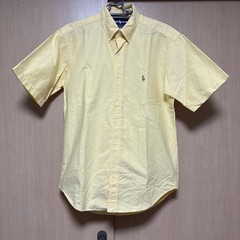 Ralph Lauren BLAKE Yellow Button Down Shirt M Used For 14Y+ Japan