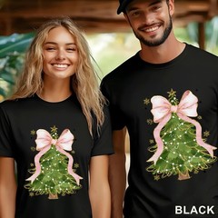 Christmas Tree Bow Shirt, Christmas Shirt for Women, Christmas Tree Shirt 203707