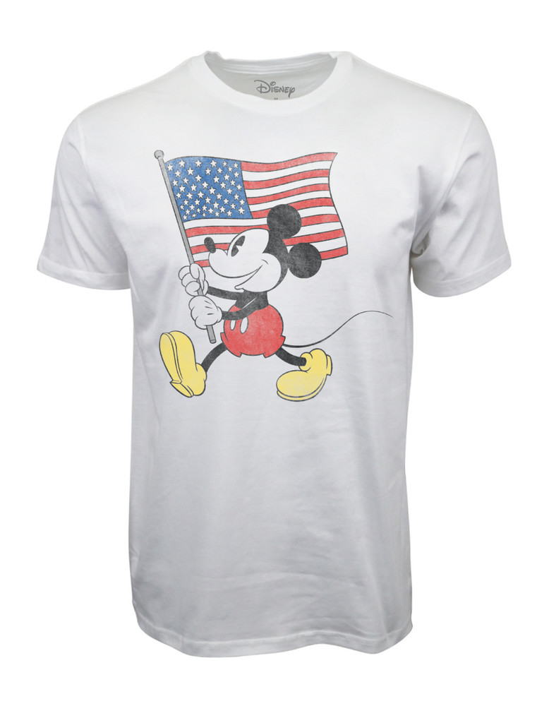 DISNEY MICKEY FLAG GRAPHIC T SHIRT