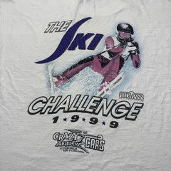 Vintage 1999 The Ski Challenge Outdoor Snow Sports Skiing Graphic Shirt Large