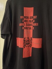Vintage 1992 XL Slayer Shirt Metal Rock Band Tour Rare Metallica Anthrax Poison