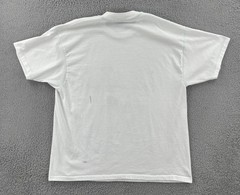 Vtg Hanes Heavyweight 50/50 Mens XL 90s Distressed White Shirt 1995 Fishing Week