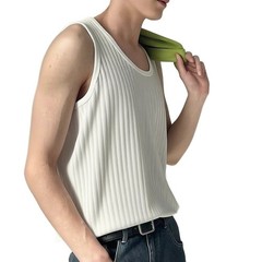 Men’s Sleeveless Tank Top Quick Dry Casual Vest for Daily Fitness Wear