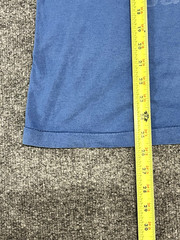 Vintage 1970s Blue Bali Tank Top 777 Aseli Tag Rare Double-Sided Travel Souvenir