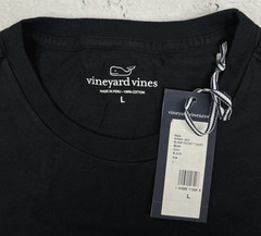 Men’s Vineyard Vines Black T-Shirt with Pocket Size Large (L) – New With Tags