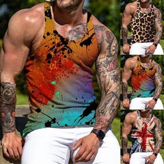 Men’s Stringer Muscle Bodybuilding Shirt Tank Top Gym Singlet Fitness Sport Vest