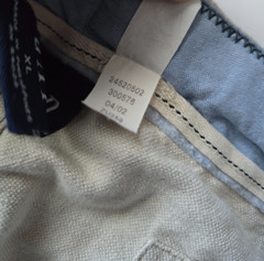 GAP LINEN COTTON OFF WHITE/ CREME PANTS MENS XL DRAWSTRING