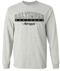 Baltimore Maryland T-Shirt Long Sleeve Graphic tee