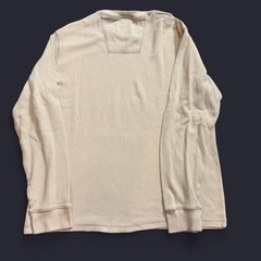 G.H. Bass Long Sleeve Waffle Knit Thermal Size XL Y2K 2000s Skate Fall Casual