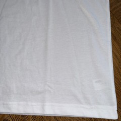 Duluth Trading Co.Men’s 40 Grit L Standard Fit Untucked Length White T-Shirt New