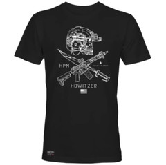 Howitzer Style Men’s T-Shirt SPEAR Military Grunt MFG S-4XL