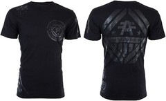AMERICAN FIGHTER Men’s T-Shirt AVERETT Black Athletic Biker MMA S-4XL