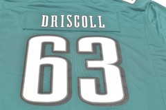 Nike NFL On Field Men’s Philadelphia Eagles Jack Driscoll #63 Jersey 3XL Green