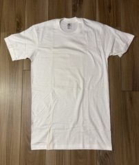 Vintage 90s Stafford Blank White T Shirt Mens Medium Tall Single Stitch Plain