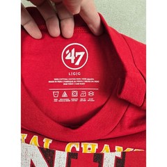 UNLV Rebels T-Shirt Mens L Red NCAA National Champions 1990 ’47 College Vault