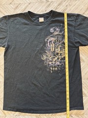 VTG Disneyland T-Shirt Mens Large Black Graphic Faded Streetwear Y2K