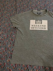 Weekend Offender Mens T Shirt Crew Neck Prison Summer Casual Cotton Short XL