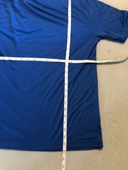 Sport-Tek Shirt Adult Medium Short Sleeve Activewear Blue Casual Tee