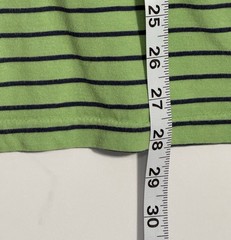 POLO by RALPH LAUREN Men’s Lime Green w/Navy Stripe Short Sleeve Tshirt Size XXL