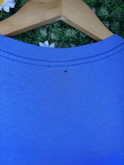 Vintage United States Flag Horses Art Nature T-Shirt XL Blue Outdoor Animal SEE
