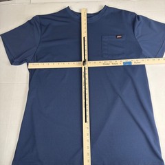 Dickies Men’s LT Blue Short Sleeve Pocket Work Shirt Polyester Crew Neck