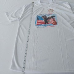Land Of The FREE, Home Of The Brave T Shirt, SZ Large