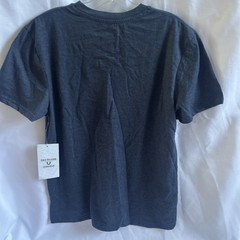 True Religion Men’s Medium Waterfall Metallic Horseshoe Logo Graphic T-Shirt