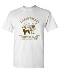 LALLYBROCH KNITTING – Unisex Cotton T-Shirt Tee Shirt
