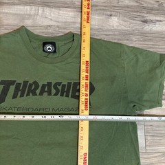 Thrasher Skateboard Magazine Logo T-Shirt – Olive Green