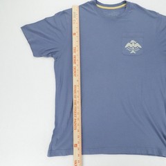 Howler Brothers Shirt Mens XL Blue Pocket Tee Graphic Logo Casual Outdoor Soft