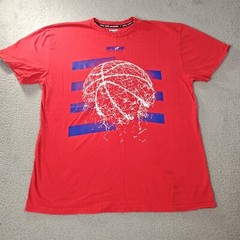 Upward T-Shirt Mens AXL Red Sports Basketball Cotton Outdoor Casual