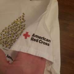 American Red Cross Peanuts Woodstock Snoopy Donate Blood Tee Shirt 2025 Large