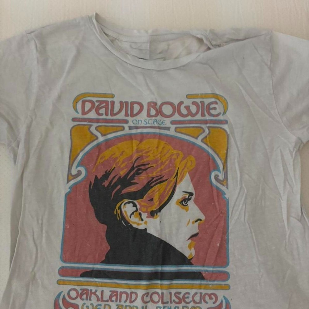 David Bowie Oakland Coliseum tee Music UR186