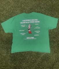 RARE Vintage Y2K 3D Astro Boy Tezuka Mighty Atom Cropped Tee Size M