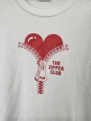 Vtg The Zipper Club Tee Shirt Size XL Heart Surgery Survivor