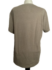 ATHLETIC WORKS DRIWORKS Taupe Short Sleeve Crew Neck Pocket T-Shirt Sz S*