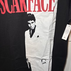 Scarface Men’s MEDIUM Black Graphic Print T-shirt New With Tags Al Pacino