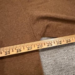 Carhartt Shirt Mens Medium Brown Long Sleeve Logo Workwear Tee Original Fit Work