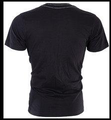 $69 TRUE RELIGION Black BUDDHA TAPE Short Sleeve Designer Graphic T-shirt NWT