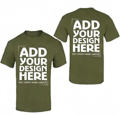 Custom Gift T-Shirt Personalized Photo Text Print For Family Friends Birthday