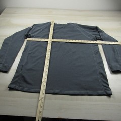 Bulwark Shirt Mens Large Gray Henley FR Fire Resistant IQ Westex Pocket Cat 2 A4