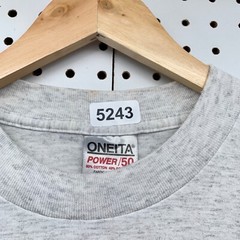 Vintage 90s Concord Singer Shirt Mens XL Gray Single Stitch Oneita USA 23×29
